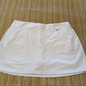 Greg Norman Collection White A-Line Golf Skort Size XL